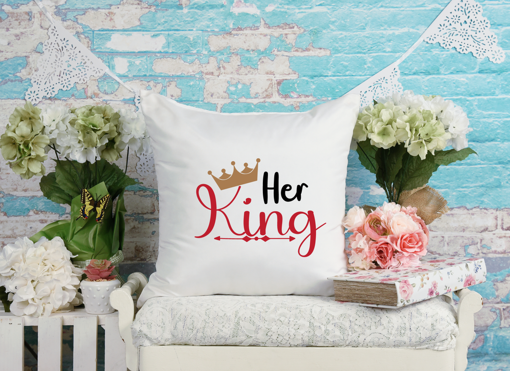 Her King Throw Pillow