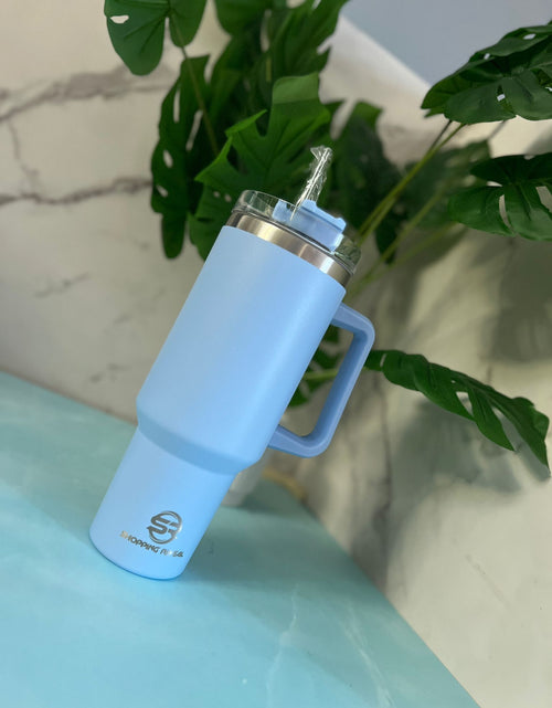 Load image into Gallery viewer, Tumbler-IceFlow Stainless Steel Tumbler, Vacuum Insulated Water Bottle for Office, Car, Reusable Cup with Straw, Leak Resistant Flip Cold for 12 Hours, 40oz Cup Spill Proof
