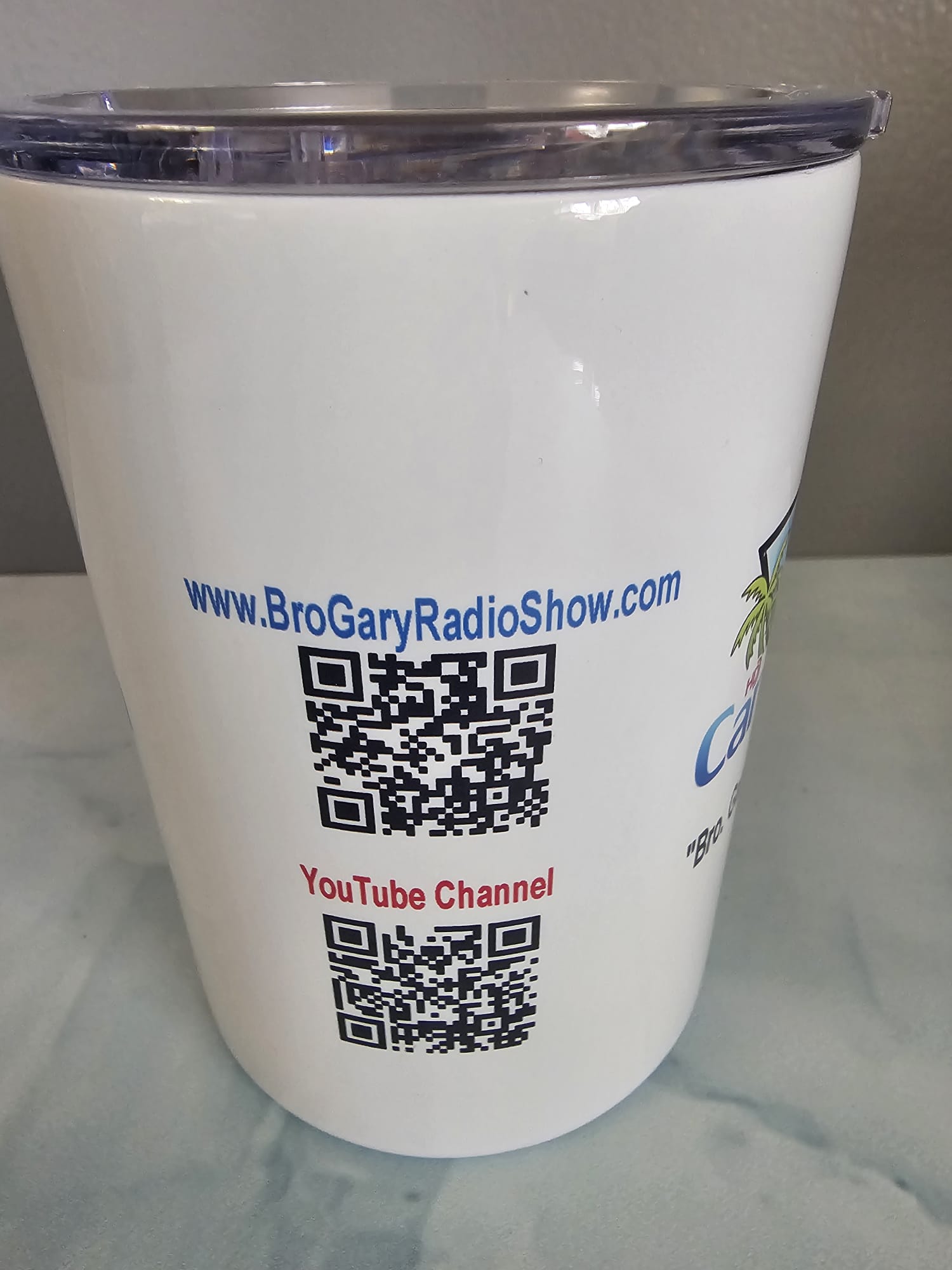 Insulated Coffee Mug with Lid, Travel Tumbler with Handle, 16oz Stainless Steel Cup for Camping, Office, Home, Powder Coated White