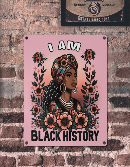 I am Black History Sign, Custom Family Name Swimming Pool Rules Metal Sign, Outdoor Party Sign, Backyard Area Decor, etc
