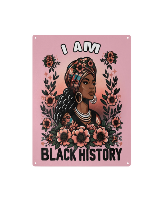 Load image into Gallery viewer, I am Black History Sign, Custom Family Name Swimming Pool Rules Metal Sign, Outdoor Party Sign, Backyard Area Decor, etc
