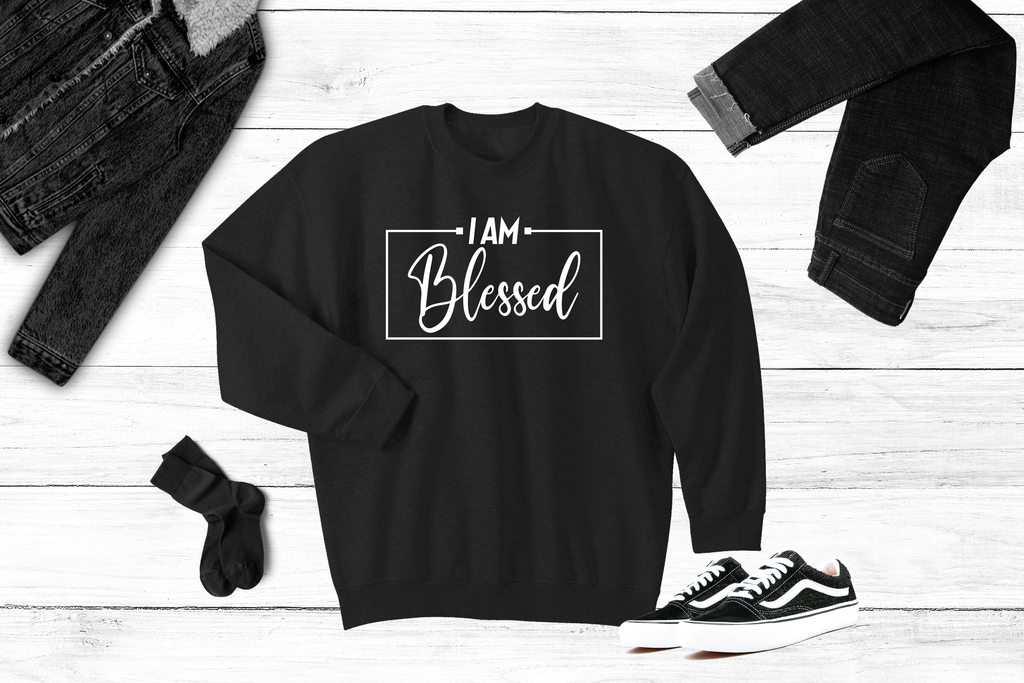 Sweatshirt- I am Blessed