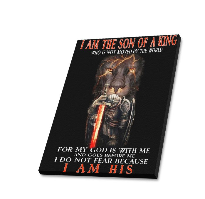 I Am The Son Of A King Canvas