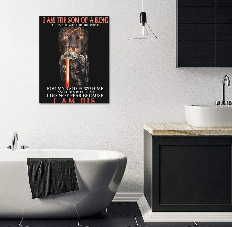 I Am The Son Of A King Canvas