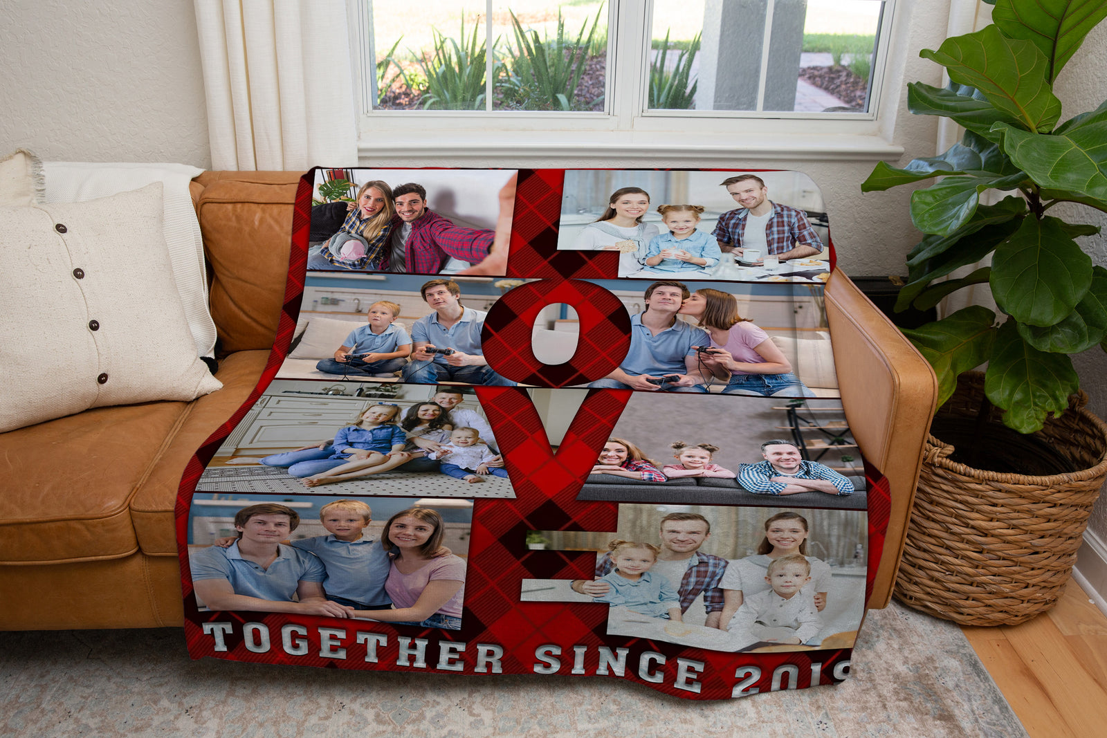 Custom Blanket- Valentine Blanket, Love Fleece Blanket 60"x80, Special Gift Anniversary, Wedding,