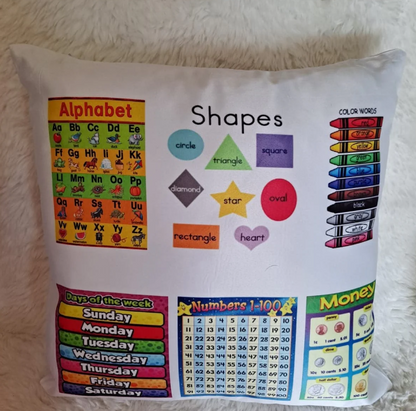 Custom Throw Pillow 16"X16" Gift for Mother's Day, Father's Day, Anniversary, Wedding Gift, etc.