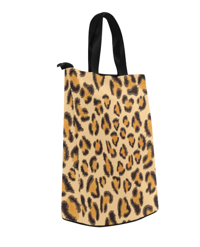 Bag-Leopard Lunch Bag, Everyday Bag, Shoe Bag, Lunch Container for Work/Office/Picnic/Travel