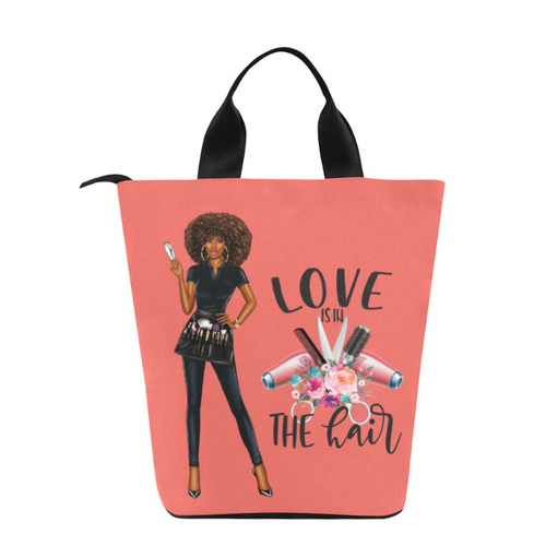 Load image into Gallery viewer, Love is in the Hair Lunch Bag
