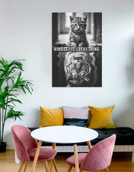 Framed Canvas-Mindset is Everything-Framed Canvas