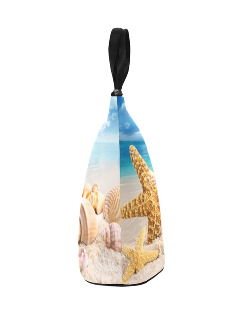 Load image into Gallery viewer, Ocean Print Lunch Bag, Lunch, Breakfast, Everyday Bag, Shoe Bag, Lunch Container for Work/Office/Picnic/Travel
