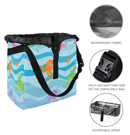 Octopus Car Trash Bag