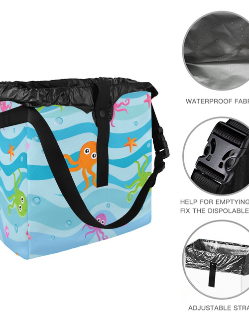 Load image into Gallery viewer, Octopus Car Trash Bag
