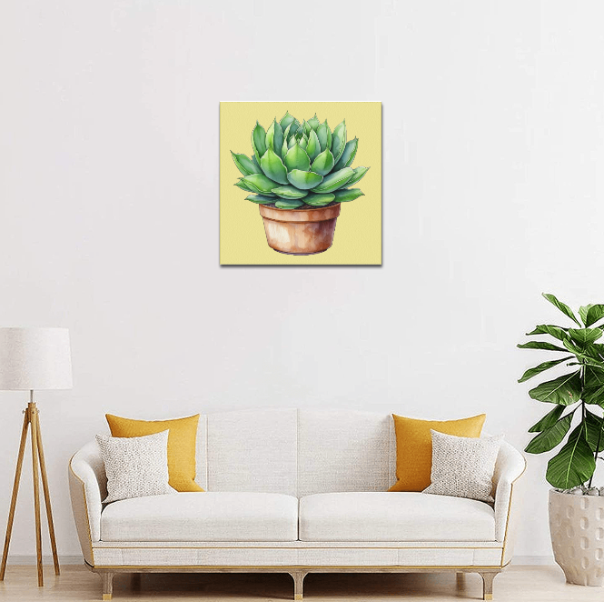 Framed Canvas Wall Decor, Poster Print Wall Art, Home Office, Bedroom Wall Decoration