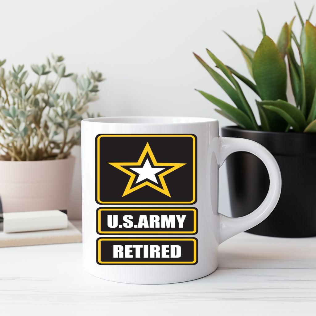 U.S Army Retired Mug
