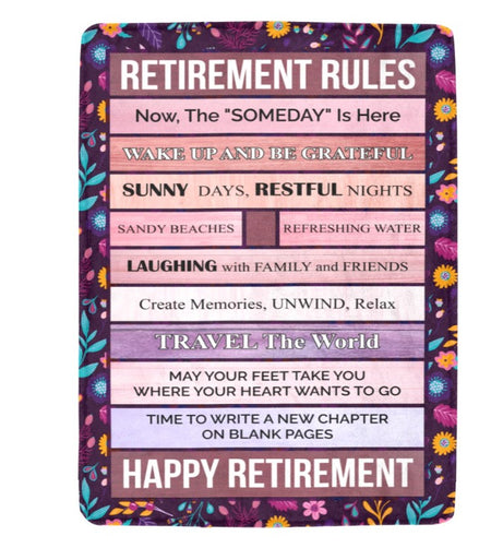 Blanket- Ultra-Soft Micro Fleece Blanket 60" x 80"  Retirement Warm Blanket