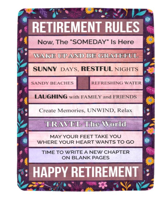 Load image into Gallery viewer, Blanket- Ultra-Soft Micro Fleece Blanket 60" x 80"  Retirement Warm Blanket
