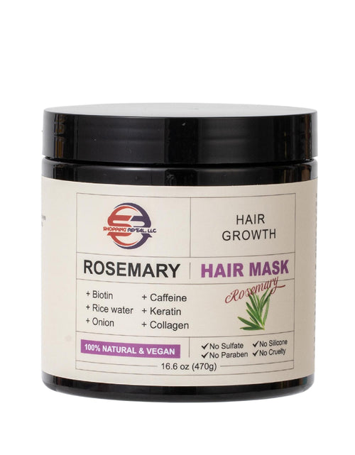 Load image into Gallery viewer, Shopping Reveal Rosemary Hair Growth Mask, Strengthen Thinning Hair Mask Infused with Biotin, Collagen, Caffeine and Keratin Helps Strengthen your Hair

