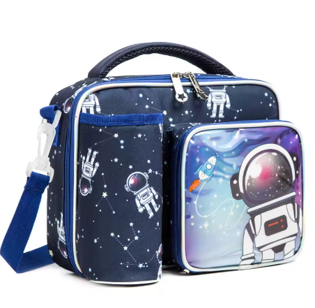 Waterproof Insulated Cooler/Lunch Bag With Water Bottle Pocket Cartoon Lunch Bags For Kids
