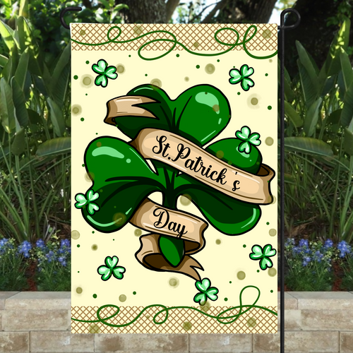 Load image into Gallery viewer, St. Patrick Garden Flag 12&quot;x18&quot;
