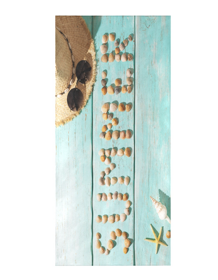 Summer Beach Towel 31 x 71 Ideal for beachwear, pool and cruise wear. This beach towel can bring more comfort and convenience with faux suede