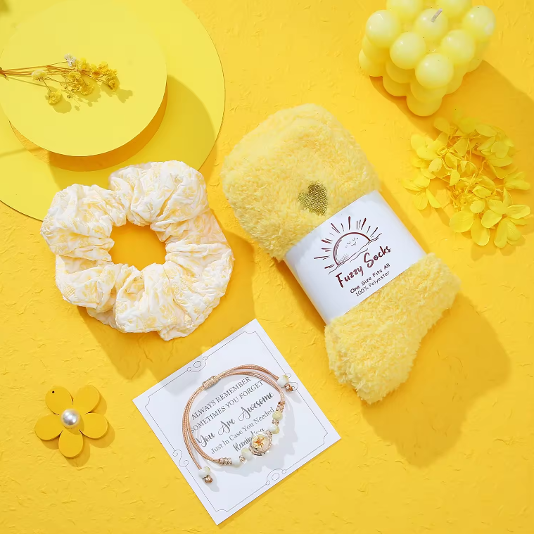 Gift Set-Sunshine Gift Set for Women, Get Well Soon Gifts Basket, Birthday gifts for women, gifts love wellness care packages for teachers, students