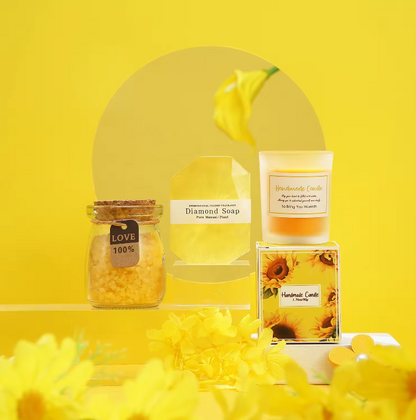 Gift Set-Sunshine Gift Set for Women, Get Well Soon Gifts Basket, Birthday gifts for women, gifts love wellness care packages for teachers, students