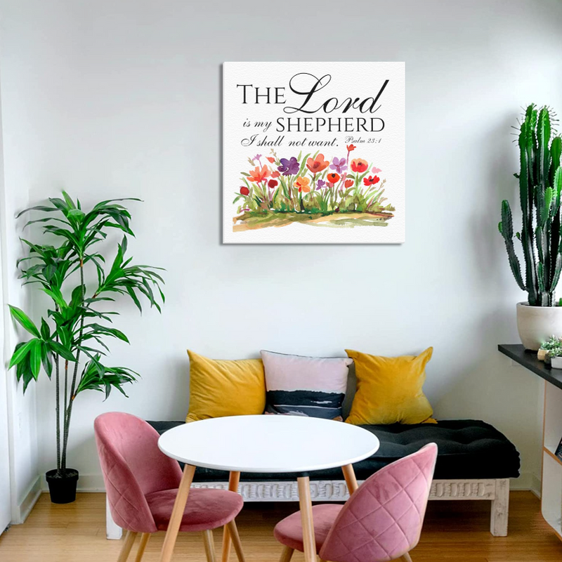 The Lord is my Shephard Canvas Print