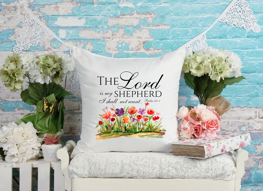 The Lord is my Shephard Pillow case