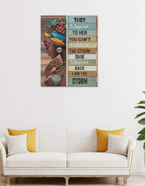 Load image into Gallery viewer, Framed Canvas-They Whispered To Her, Wall Decor, Canvas Print
