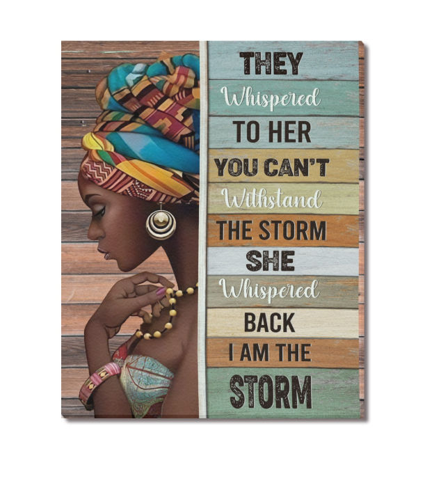 Framed Canvas-They Whispered To Her, Wall Decor, Canvas Print