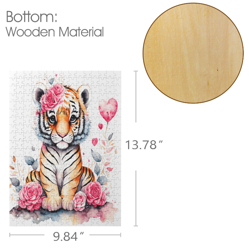 Puzzle-Custom Puzzle from Photo: 200, 300, 500, and 1000 piece puzzles, Custom Puzzle for Birthday, Toddler, Wedding, Kids, Family, Pet