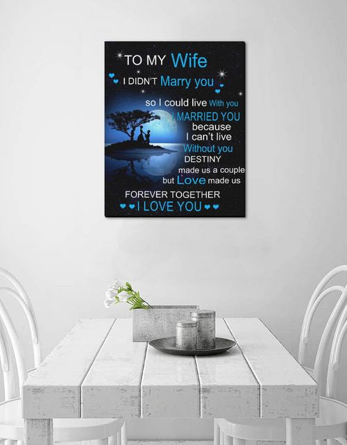 Load image into Gallery viewer, Framed Canvas- To My Wife
