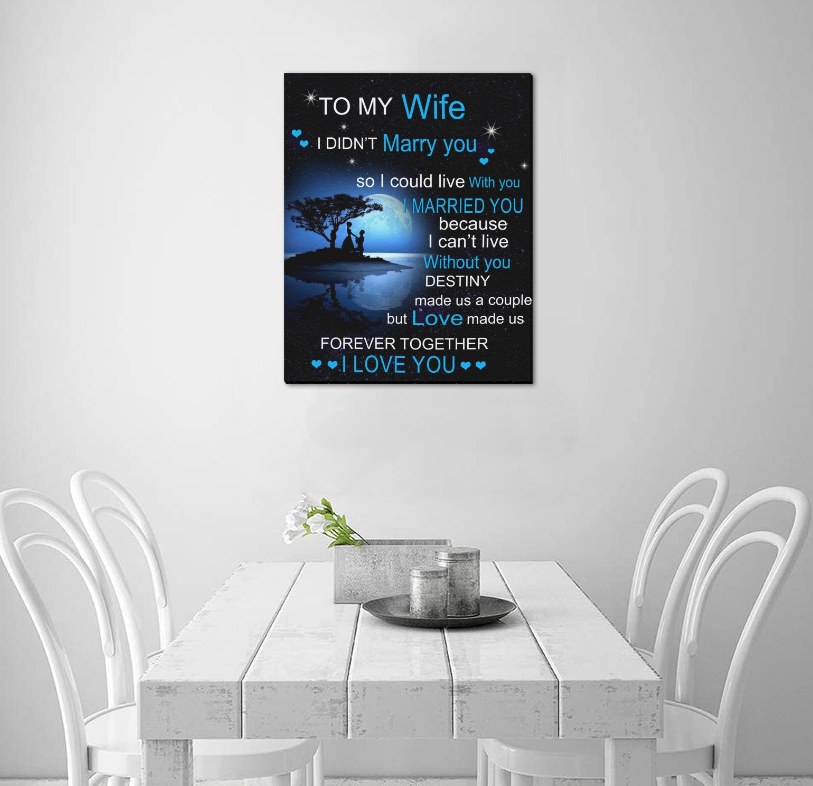 Framed Canvas- To My Wife