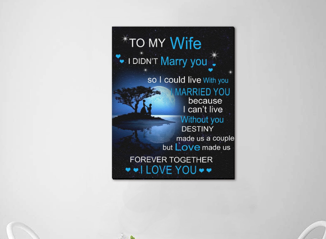 Framed Canvas- To My Wife
