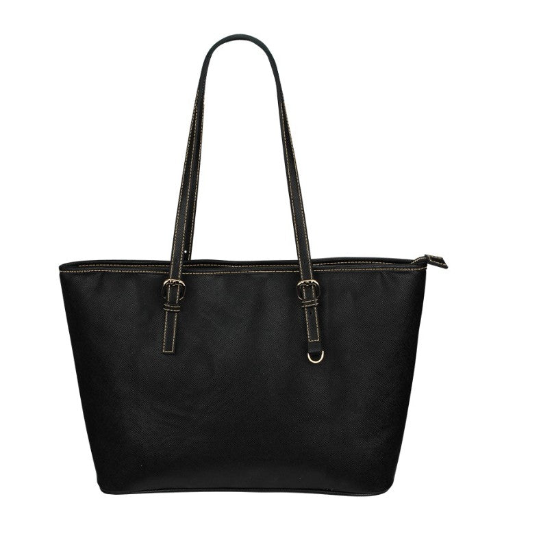 Black Tote Bag- Leather Tote Bag/Large