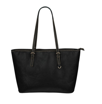 Black Tote Bag- Leather Tote Bag/Large