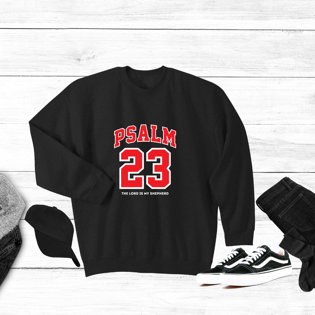 Sweatshirt-Psalm 23sweatshirt, Inspirational, Positive Affirmation