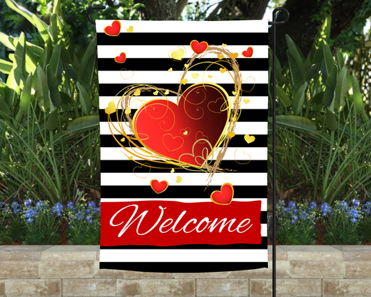 Valentine Garden Flag 12"x18"