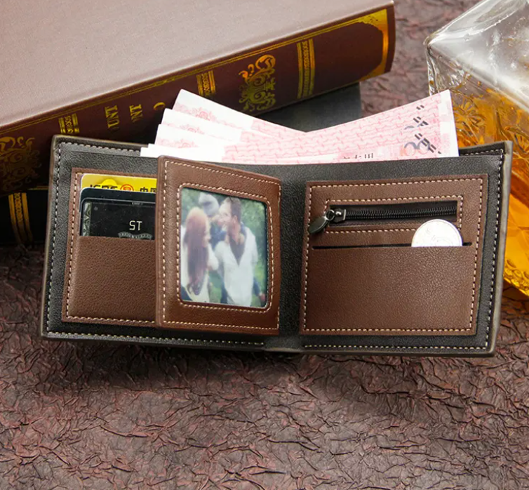 Men's Everyday Bifold Wallet-Multiple Card Slots, ID Window