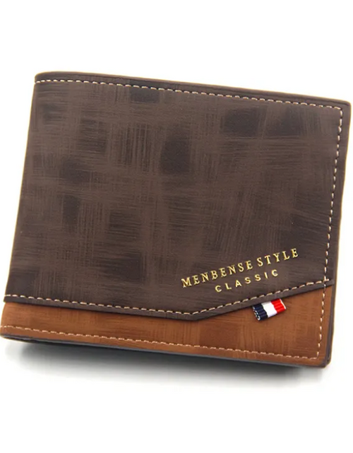 Load image into Gallery viewer, Men's Everyday Bifold Wallet-Multiple Card Slots, ID Window

