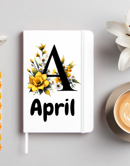 Personalized Journal Notebook with Initials Custom Journaling Notebook for Women Daughter Customized College Ruled Notebooks Lined Journals Gift for Mothers Day Mom Her Birthday Graduation Writing Leather Journal 140 Pages