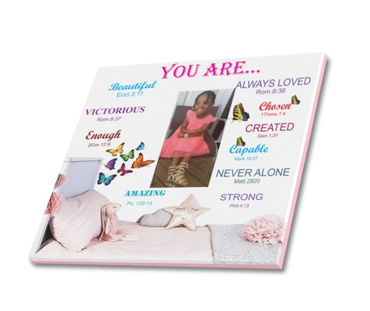 Custom Kids Canvas- "You are"