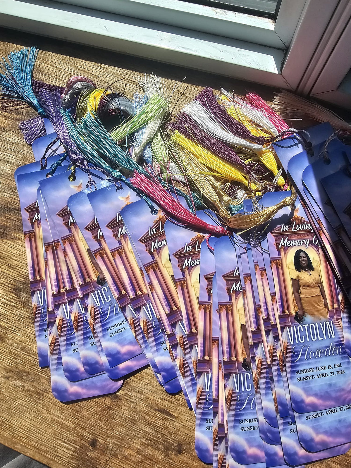 Funeral Bookmarks