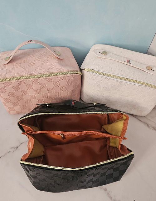 Load image into Gallery viewer, Large Capacity Makeup Bag, Cosmetic Bag, Bridesmaid Gifts, Birthday Gift | Travel Makeup Bag, Mothers Day Gift, Kids Gift, Birthday Gift,
