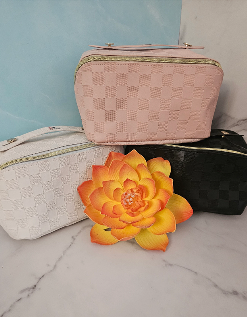 Load image into Gallery viewer, Large Capacity Makeup Bag, Cosmetic Bag, Bridesmaid Gifts, Birthday Gift | Travel Makeup Bag, Mothers Day Gift, Kids Gift, Birthday Gift,
