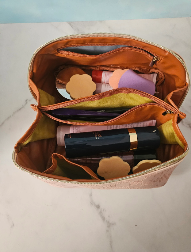 Large Capacity Makeup Bag, Cosmetic Bag, Bridesmaid Gifts, Birthday Gift | Travel Makeup Bag, Mothers Day Gift, Kids Gift, Birthday Gift,