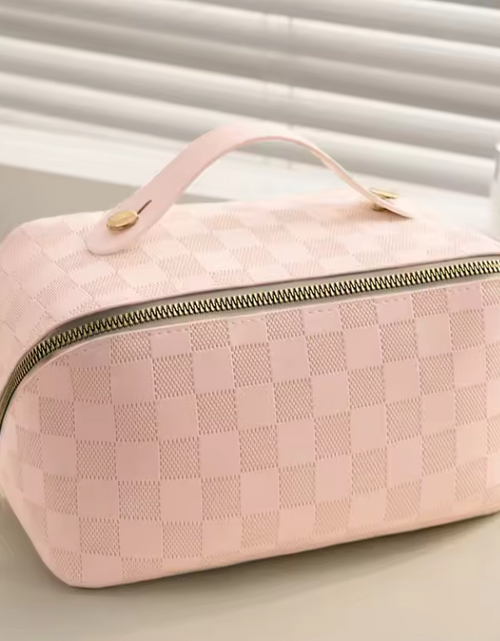 Load image into Gallery viewer, Large Capacity Makeup Bag, Cosmetic Bag, Bridesmaid Gifts, Birthday Gift | Travel Makeup Bag, Mothers Day Gift, Kids Gift, Birthday Gift,
