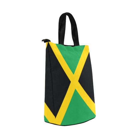Jamaica Flag Print Lunch Bag, Lunch, Breakfast, Everyday Bag, Shoe Bag, Lunch Container for Work/Office/Picnic/Travel