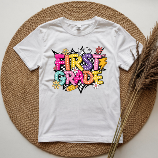 First Grade School shirt,  Back To School Shirt, Kindergarten Shirt, Toddler First Day of School Tee, Back To School Gift (Copy)
