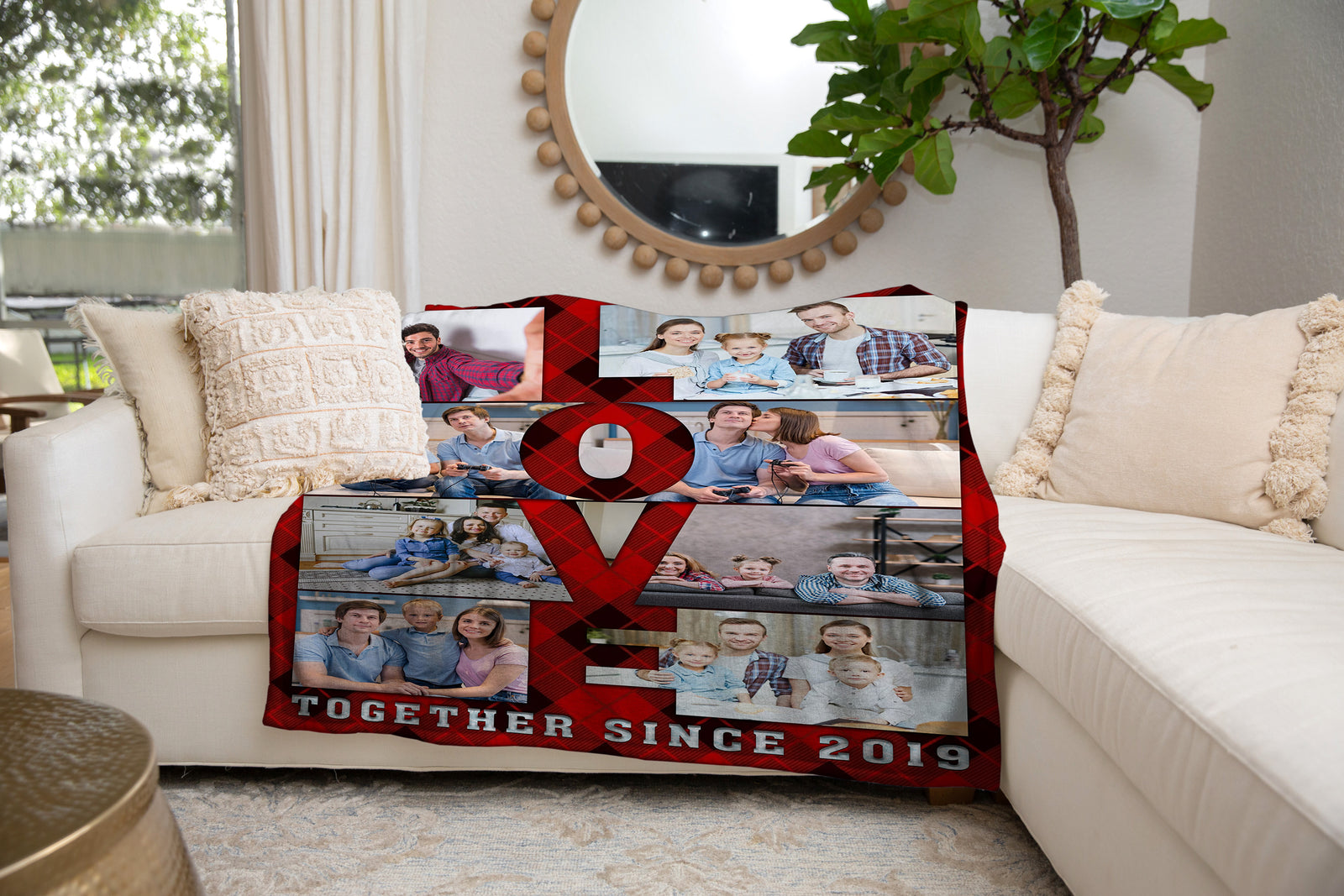 Custom Blanket- Valentine Blanket, Love Fleece Blanket 60"x80, Special Gift Anniversary, Wedding,